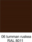 tumman ruskea
